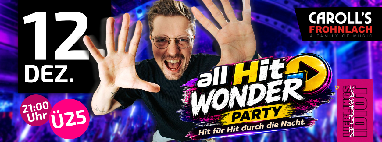 Erste "All Hit Wonder Party!"